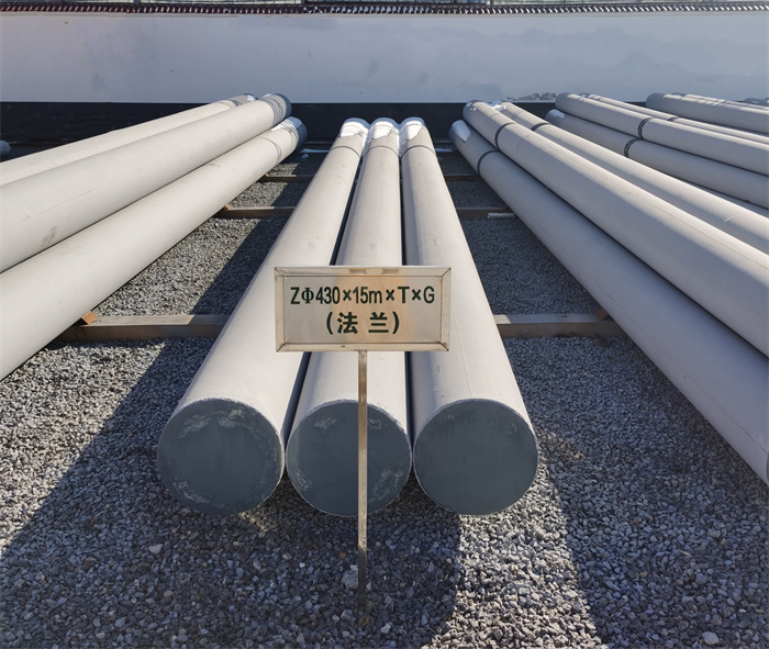 孝感430×15米×T×G砼电力电杆